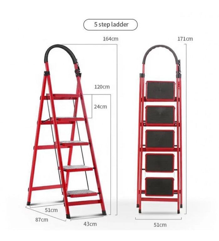 Multifunctional Foldable Ladder 5 Layer For Home & Office