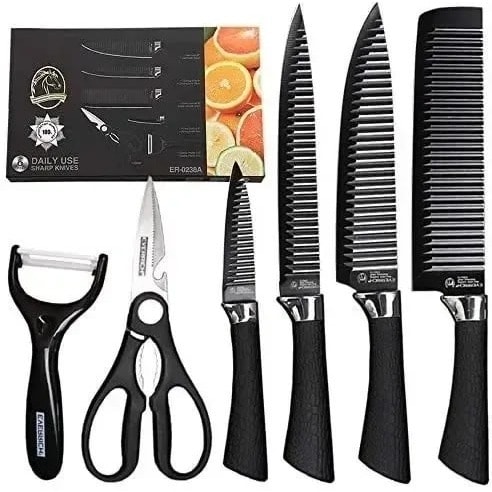 Kitchen/ Dining Knife Set - 6 Pcs