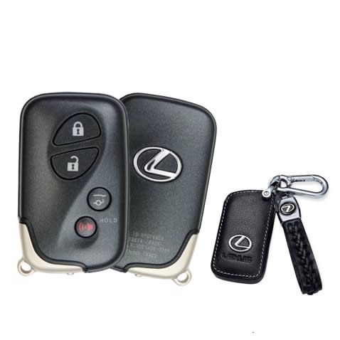 Keyless Remote Shell For Lexus & Pouch With Key Holder