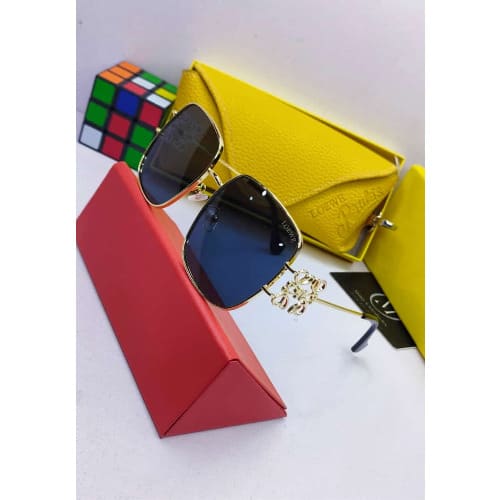 Loewe Sunglasses - Gold/black
