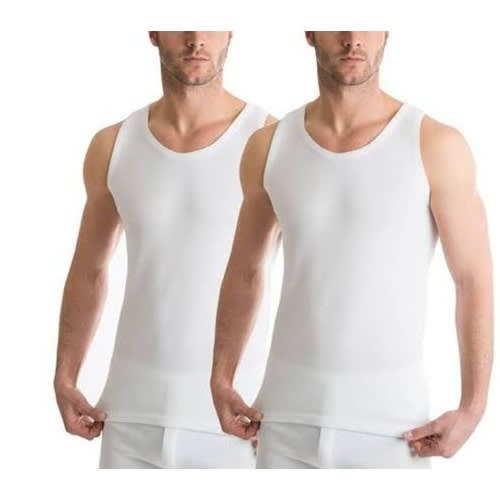 2 In 1 Men's Singlet White