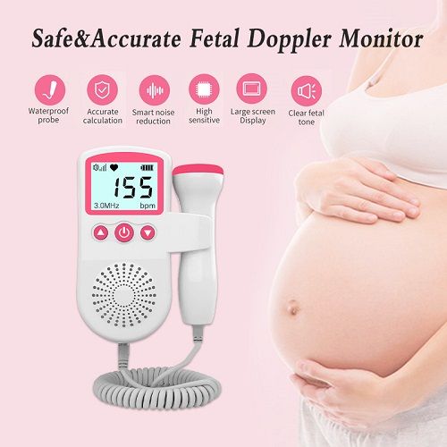 Prenatal Fetal Doppler Heart Sound Monitor Baby Detector