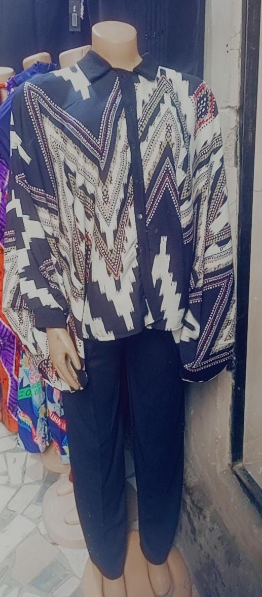 Two Piece  Top And Trouser Set