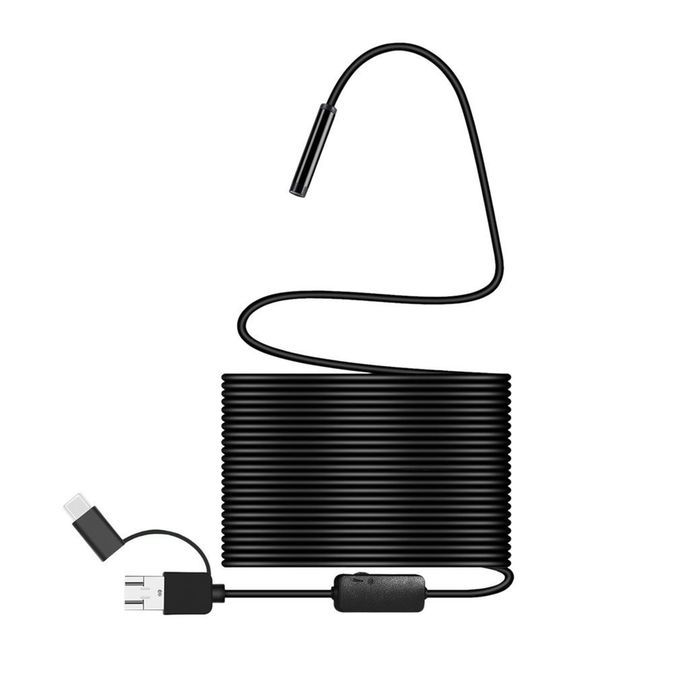 Android 8MM Micro USB Type-c USB 3-in-1 Computer Endoscope Borescope Tube
