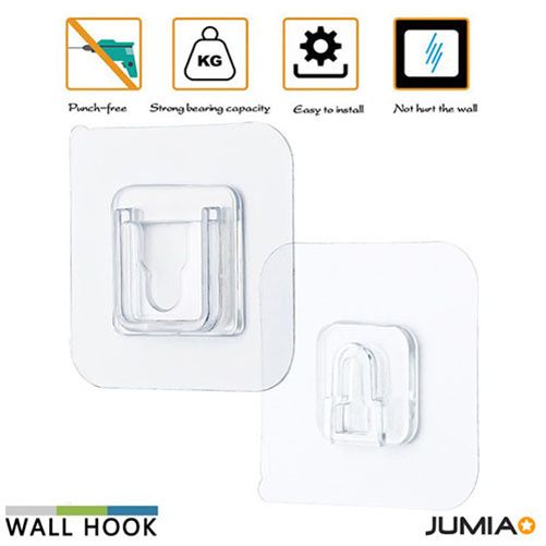 15 Pairs Powerful Non-Mark Storage Hooks Hangers Fixtures