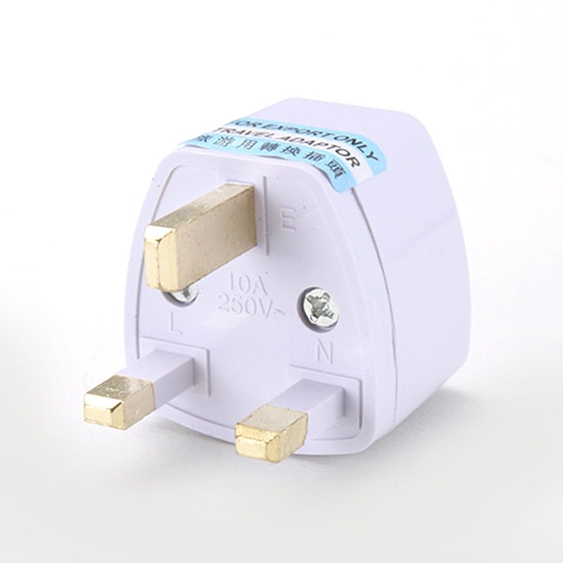 0-250V 10A 1000W UK To EU Euro Portable Outdoors Travel Wall Adapter Converter Socket UK Pakistan Malaysia Maldives Power Plug