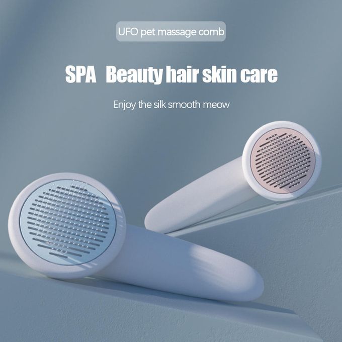 Pet Brush Dog Cat Comb Deshedding  Remover Brush For Short Pink