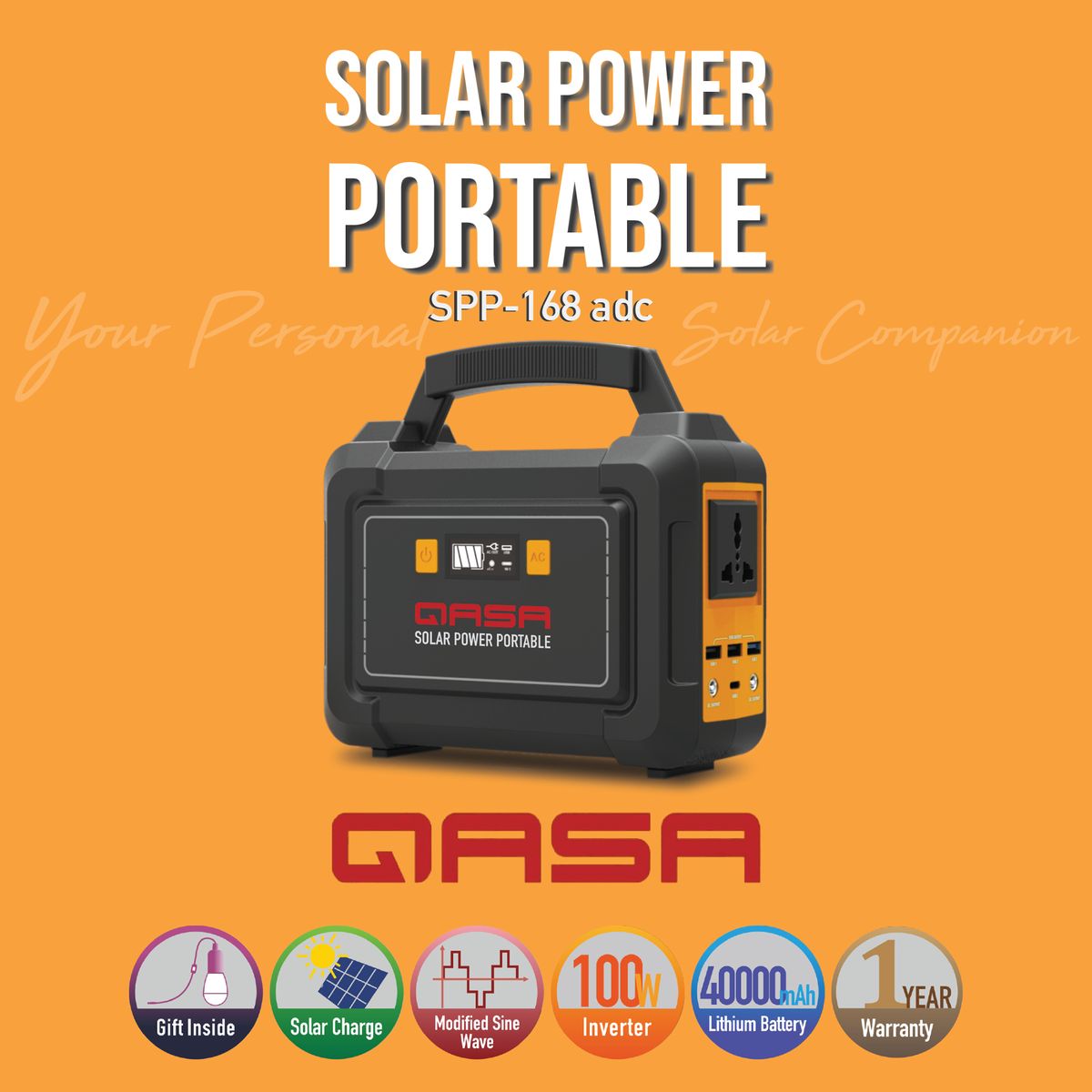 Solar Power Portable SPP-168 Adc