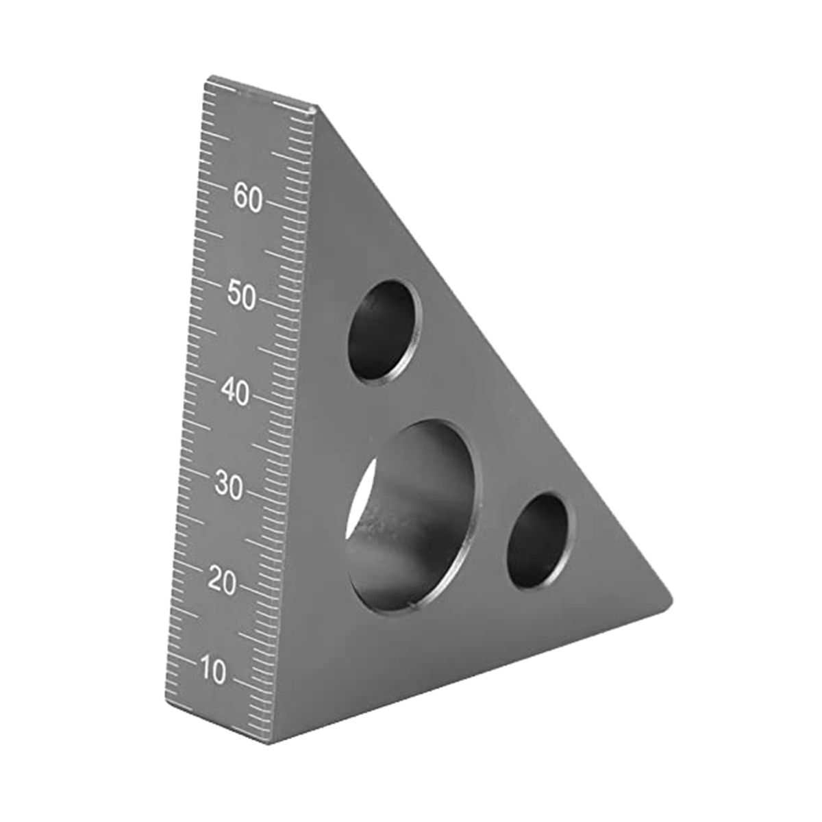 45/ Aluminum Alloy Inch Triangular Ruler Woodworking