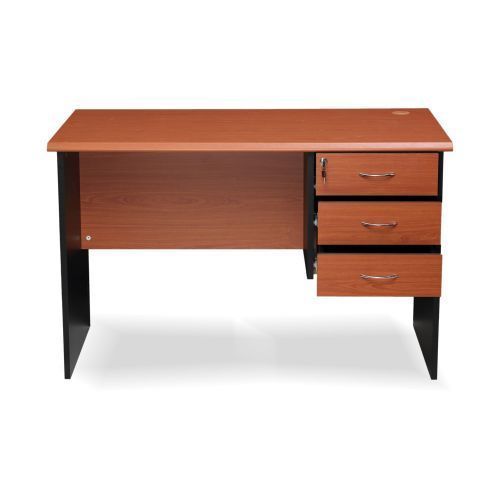 Office Desk 4 Feet Table With Single Pedestal And 3 Drawers