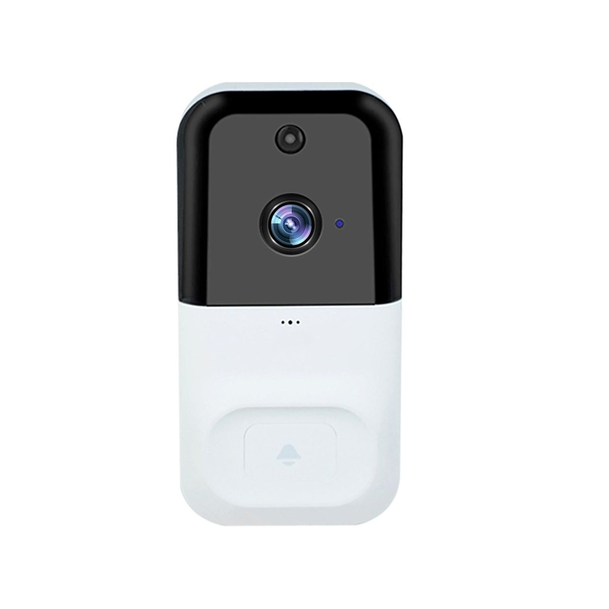 1080P Wireless WIFI Video Doorbell Security Camera with Night Vision Two-way Audio PIR Motion Detection Remote Access with 3pcs batteries