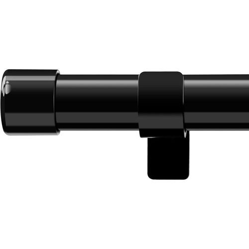 Black Curtain Rods For Windows 66 To 132\u201D- 1 Inch Heavy