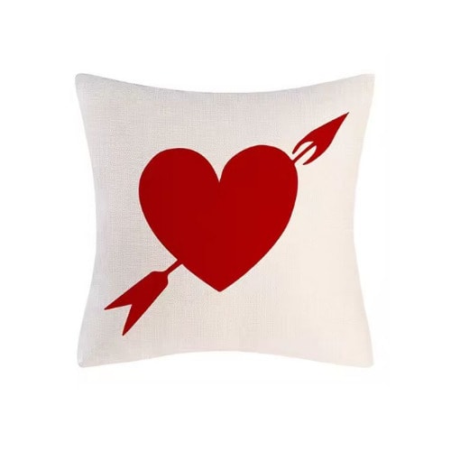 Cupid Heart Throw Pillow (45x 45cm) - Pillow Cover + Stuffing
