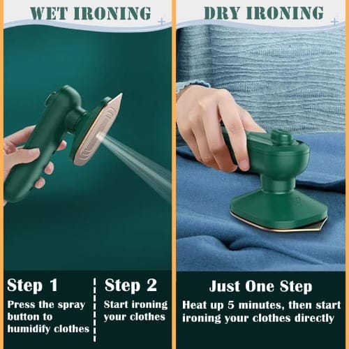 Mini Iron For Dry And Steam Ironing - 30W