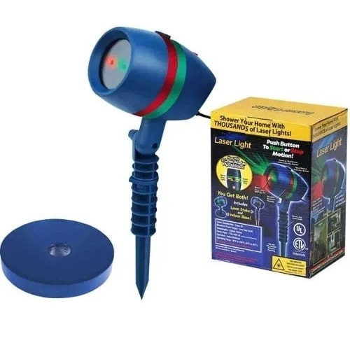 Indoor And Outdoor Projector Star Shower Laser Light With Base