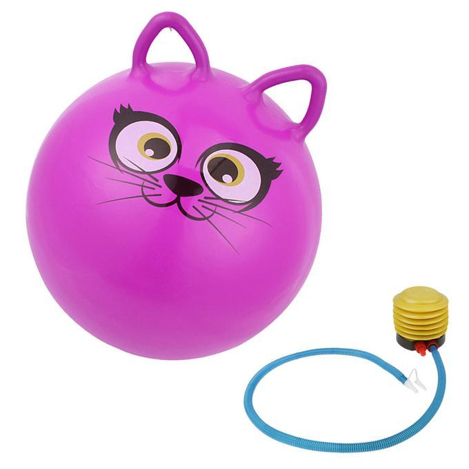 Cute Jump Bouncing Space  Ball Kids Outdoor Toy Inflatable 18" Purple
