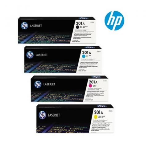 201A Original Toner - Black CF400A - Cyan CF401A - Yellow CF402A - Magenta CF403A For HP Color LaserJet Pro M252, MFP M277 Printer Series( All 4 Colours In One Shipping)