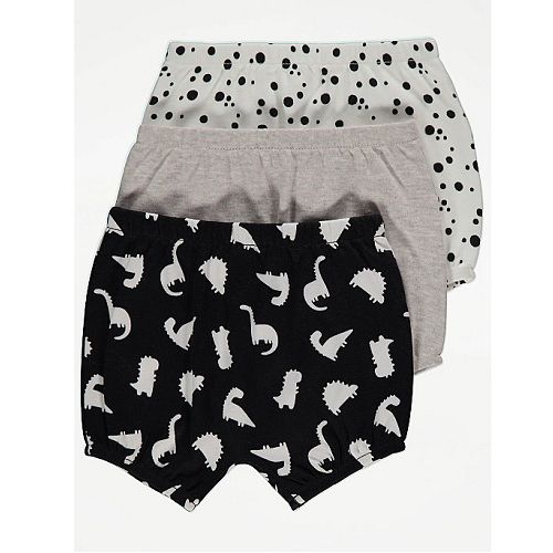 Baby Girls 5 Pack Jersey Shorts