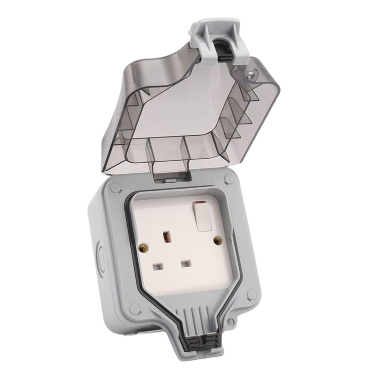 Home Garden Outlet Waterproof Socket Case 1 Switch