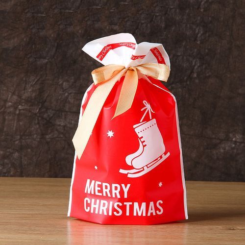 510Pcs 15*23cm Christmas Candy Cookie Packing Bag New Year