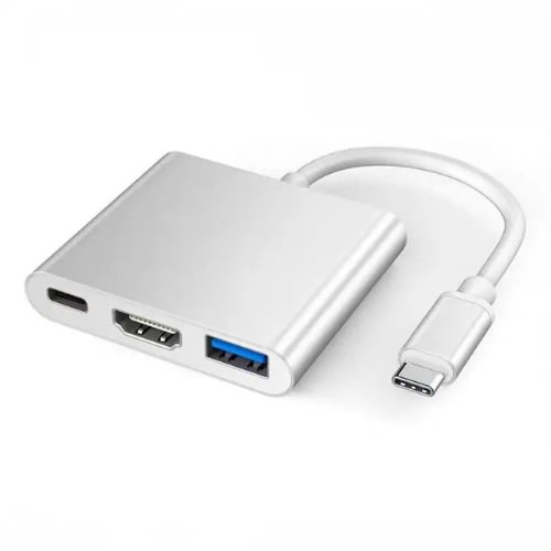 Type-c To Hdmi 3 In 1 Adapter