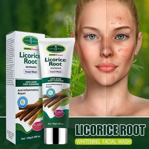 Licorice Root Facial Wash - Anti- Inflammatory Repair 100ml