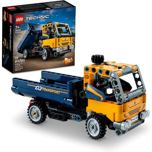 Lego Technic Dump Truck 42147 Construction Vehicle Building Blocks -2 in 1