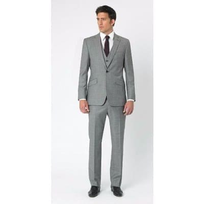 Men's One-button Suit - Grey