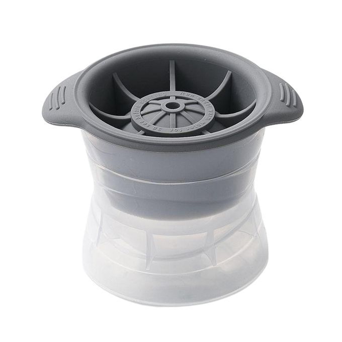 Ice Ball Mold Kitchen Cocktail   Soda Drinking Sphere Ice Cube Gray