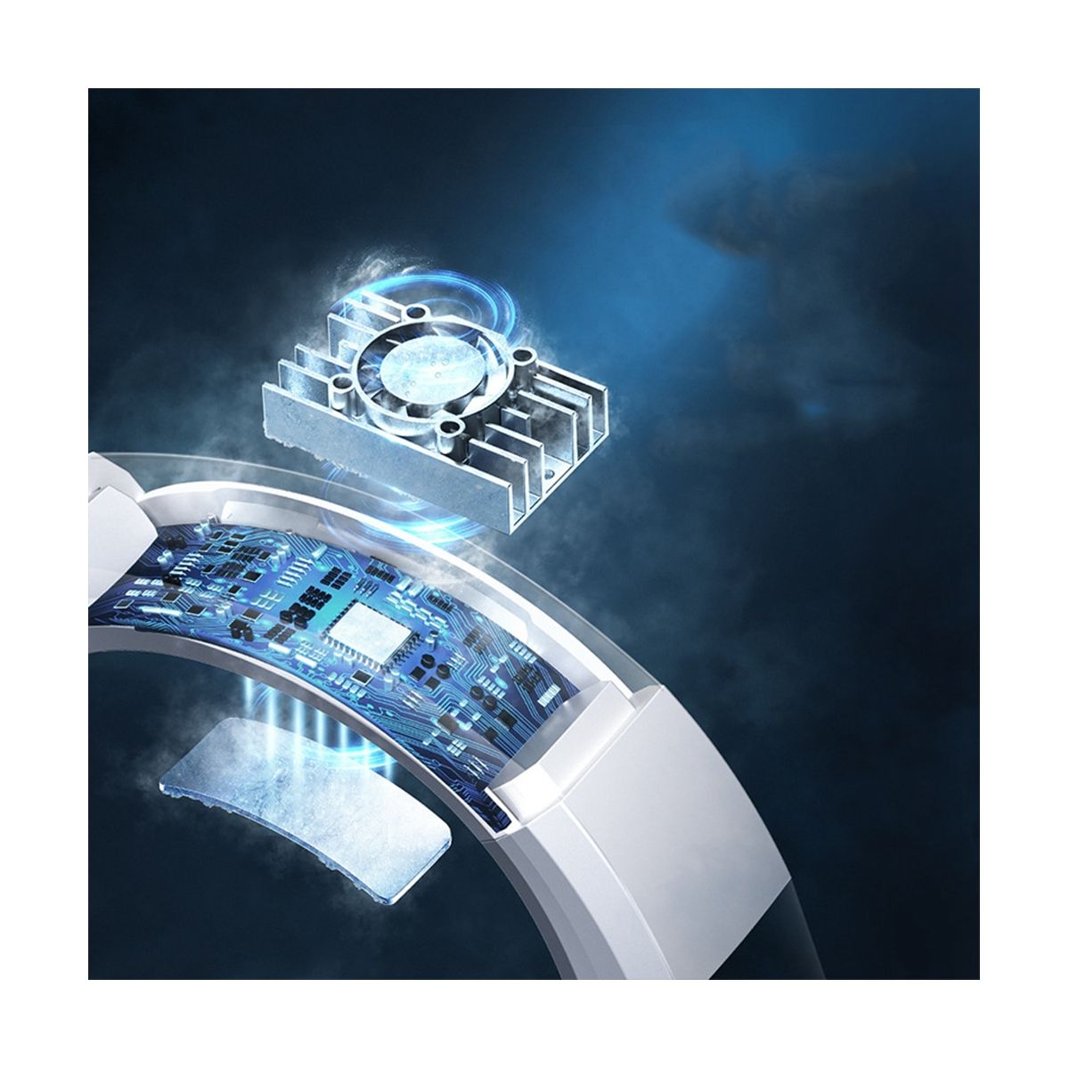 Portable Neck Fan USB Rechargeable less Fan 4000MAh