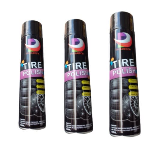 Tire Polish - 3 Pieces - 650ml