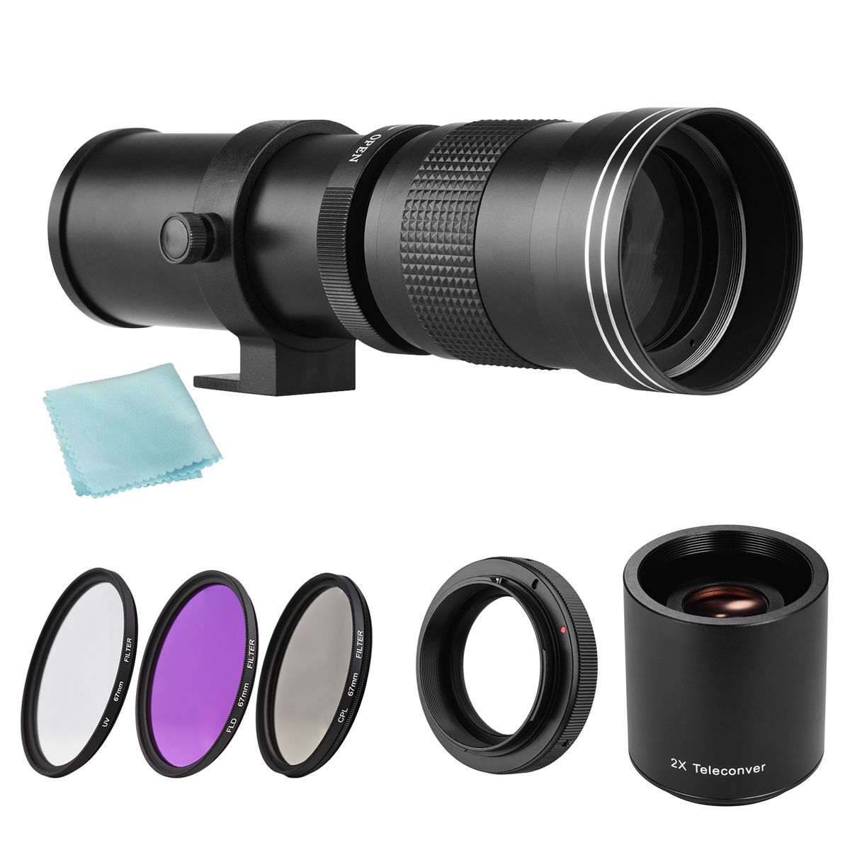 Camera MF Super Telephoto Zoom Lens F/8.3-16 420-800mm