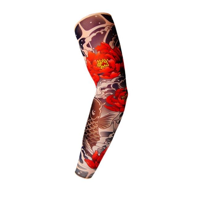 Men Cakes Outdoor Arm Seamless Sleeves Cover Basketball Gol