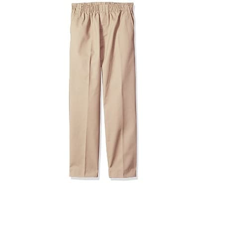 Boy's Elastic Waist Twill Pants - Khaki