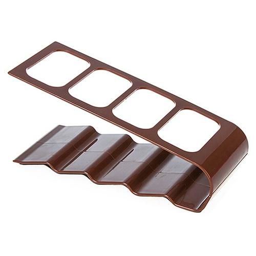 VCR DVD TV Remote Control CellPhone Stand Holder 4-Coffee