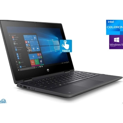 Probook 11 X360- Touch- 256GB Ssd - 4GB RAM - intel Celeron Quad Core Win10 Pro +gift