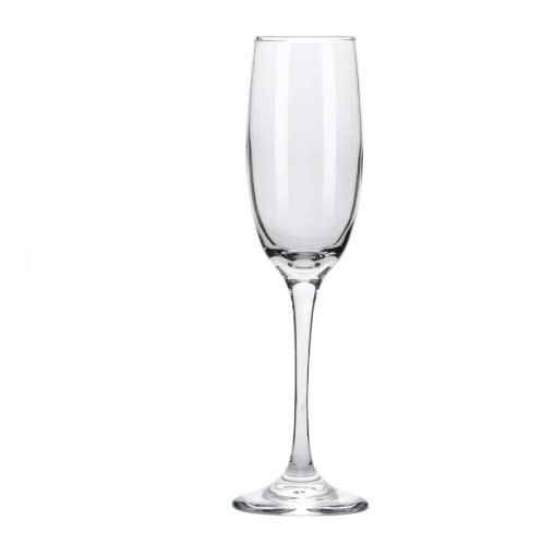 6 Pieces Champagne Flute Glasses - 190ml