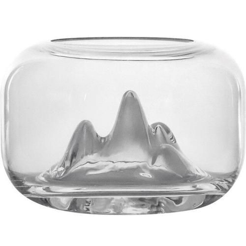 Snow Mountain Transparent Glass Fish Tank Mini Fish Bowl For Gold Fish Rumble Fishes Home Decor For Living Room Valentine's Day