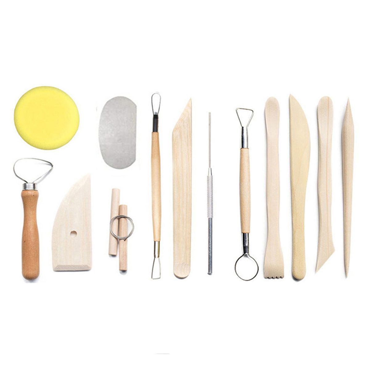 13pcs Pottery Clay Tools Ceramic Clay Sculpting Tool Kit