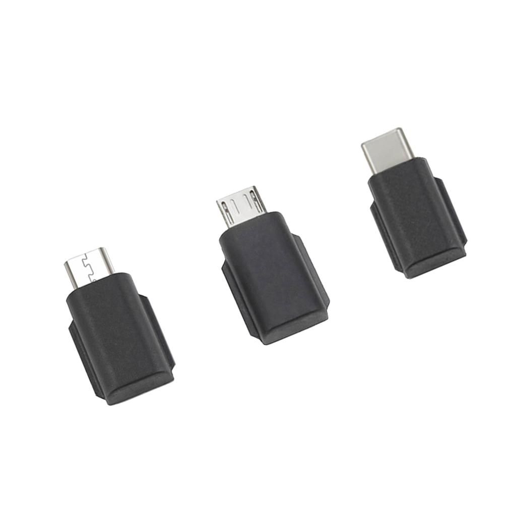 3x Type-C To Micro-USB Converter Adapter For    Pocket Gimbal Acces