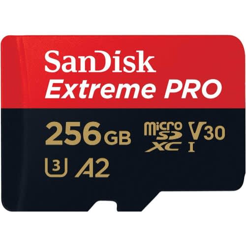 256gb Extreme Pro&reg; Microsd&trade; Uhs-i Card With Adapter 200mb