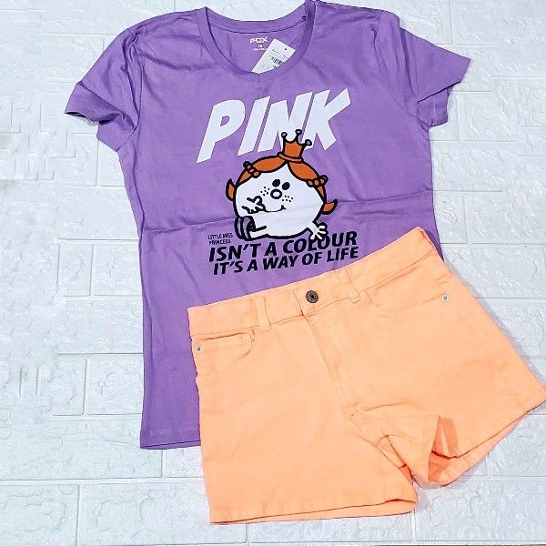 Unique Girls Top And Short Set