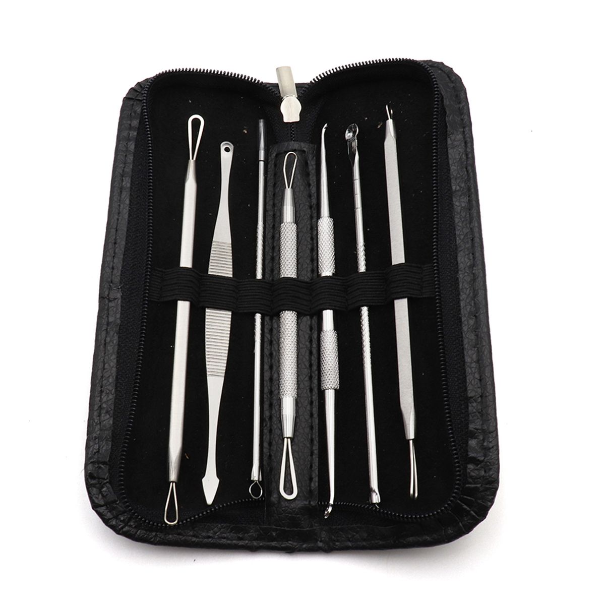 7PCS Pimple Comedone Extractor Tool Acne Removal Kit