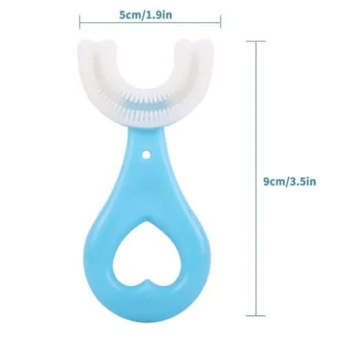 Kid's U-shaped Toothbrush - Blue