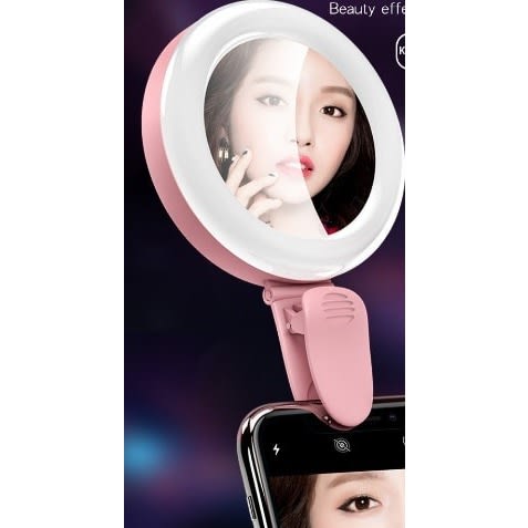 Selfie Ring Light With Mirror.