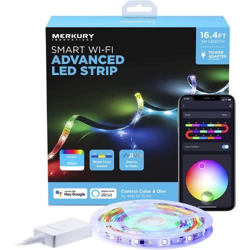 Indoor Outdoor Rgb Smart Wifi Led Strip - Voice Control And Music Sync 164 Ft