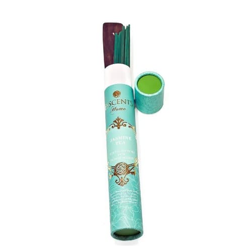 30 Incense Sticks Plus Round Fancy Holder - Jasmine Tea