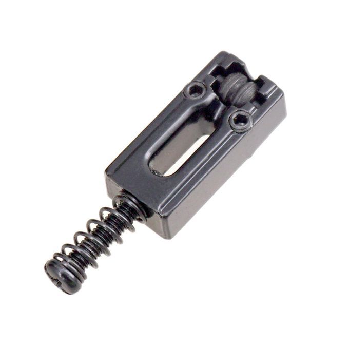 6Pcs Vintage Guitar Roller Bridge String Saddles For Electric Black