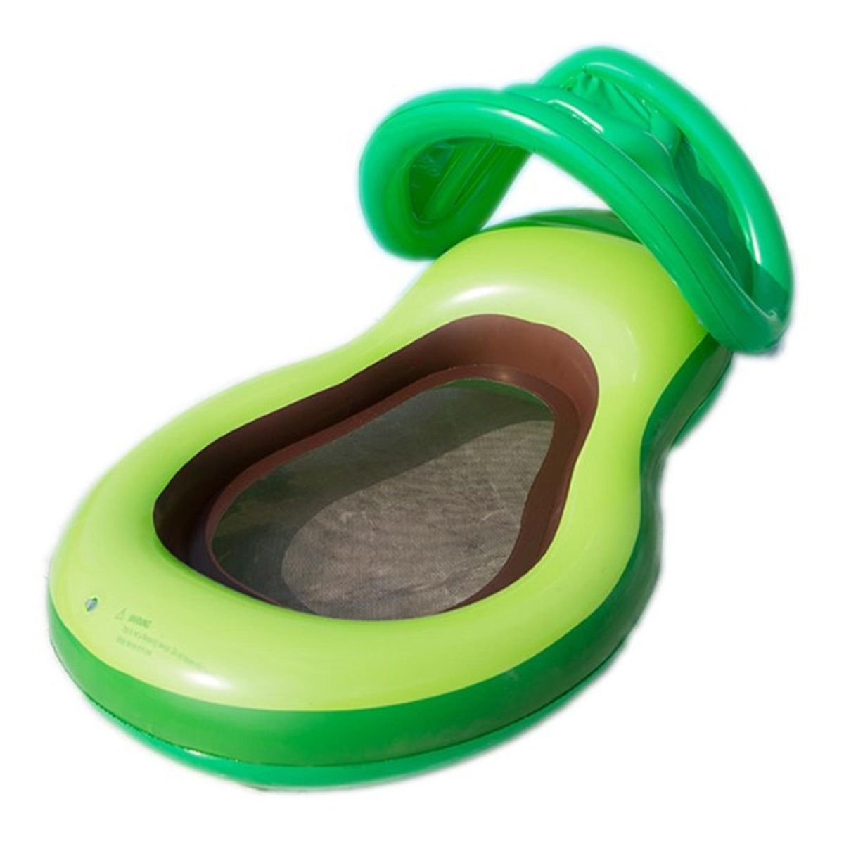 Water Inflatable Bed Avocado Inflatable Swim Ring Green