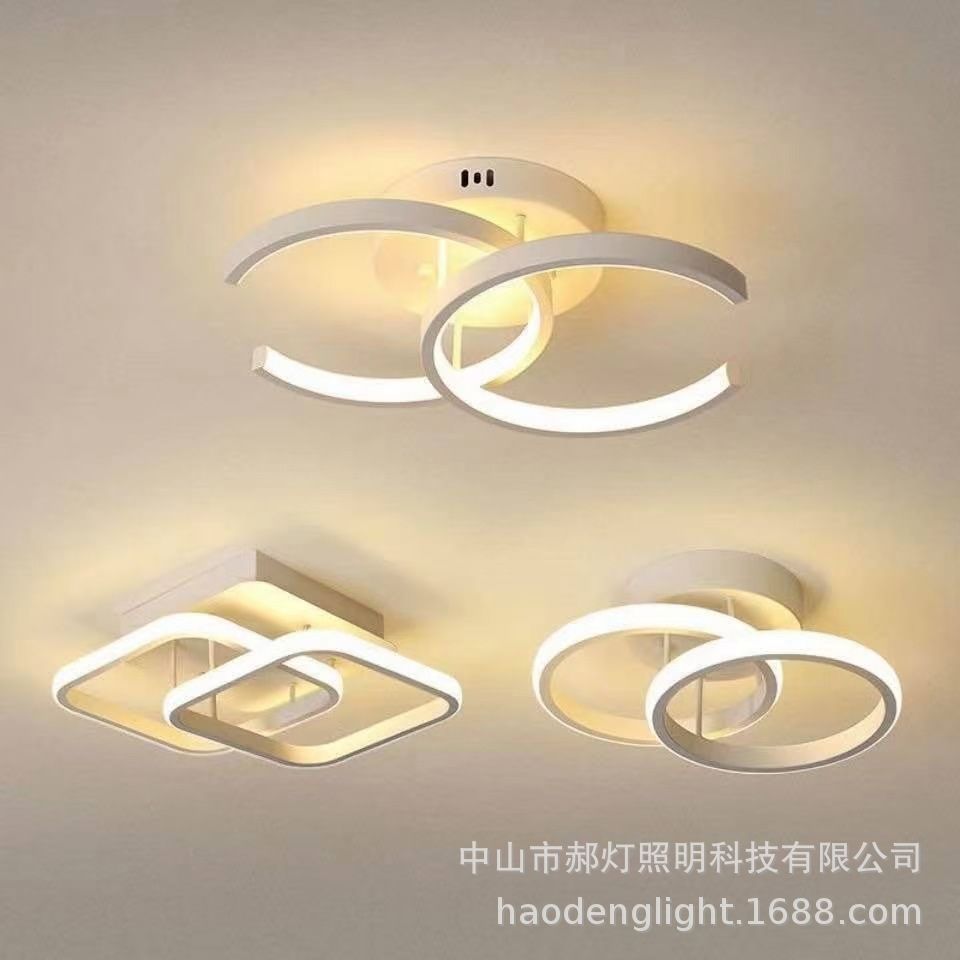 Good-looking Corridor Aisle Net Red Ceiling Nordic Modern